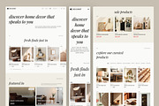 Home Decor Website UI Figma Template, an UI Kit Template by peterdraw (Thumbnail 4 of 7)
