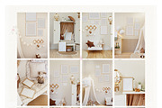 Petit Bébé Nursery Frames Mockups, a Household Mockup by Muse Mockups (Thumbnail 14 of 19)