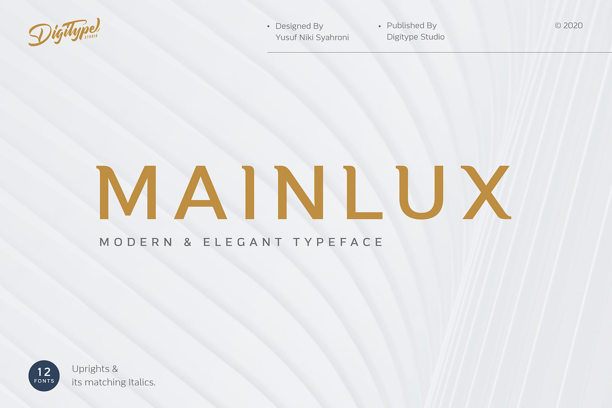 Mainlux Font, a Sans Serif Font by Digitype Studio (Photo 1 of 10)