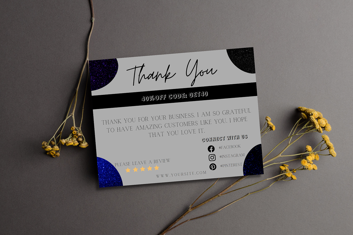 Thank You Order Card | Canva, a Card Template by tahananeart (Photo 4 of 7)