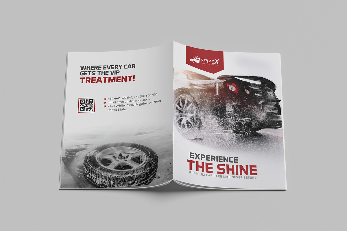 Car Wash Catalog Template preview 5