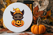 Cute Kawaii Cats for Halloween., an Animal Illustration by KENO Mascots (Thumbnail 7 of 8)