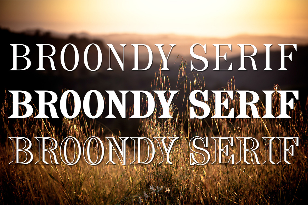 Broondy Serif Font Pack, a Serif Font by Arys Design (Photo 3 of 4)