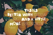 Juicy Lemon - Quirky Wonky Font, a Handwritten Font by shineink.designlab (Thumbnail 9 of 16)