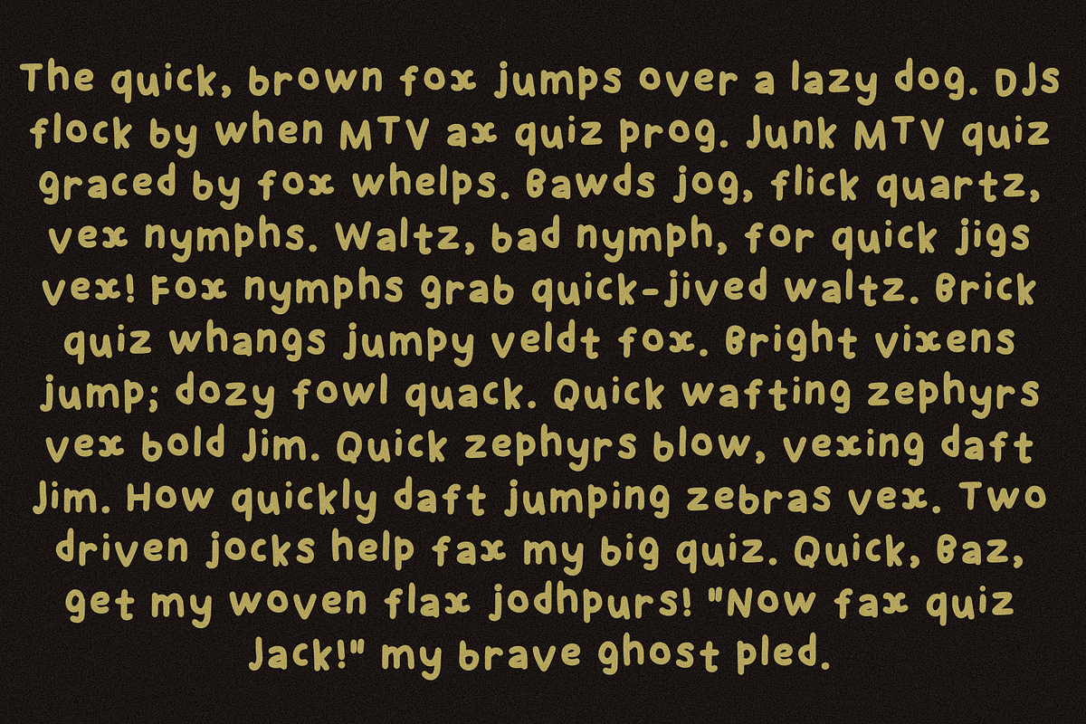 Cute Piggy Playful Quirky Font, a Handwritten Font by Ashiya Pixel (Photo 17 of 18)