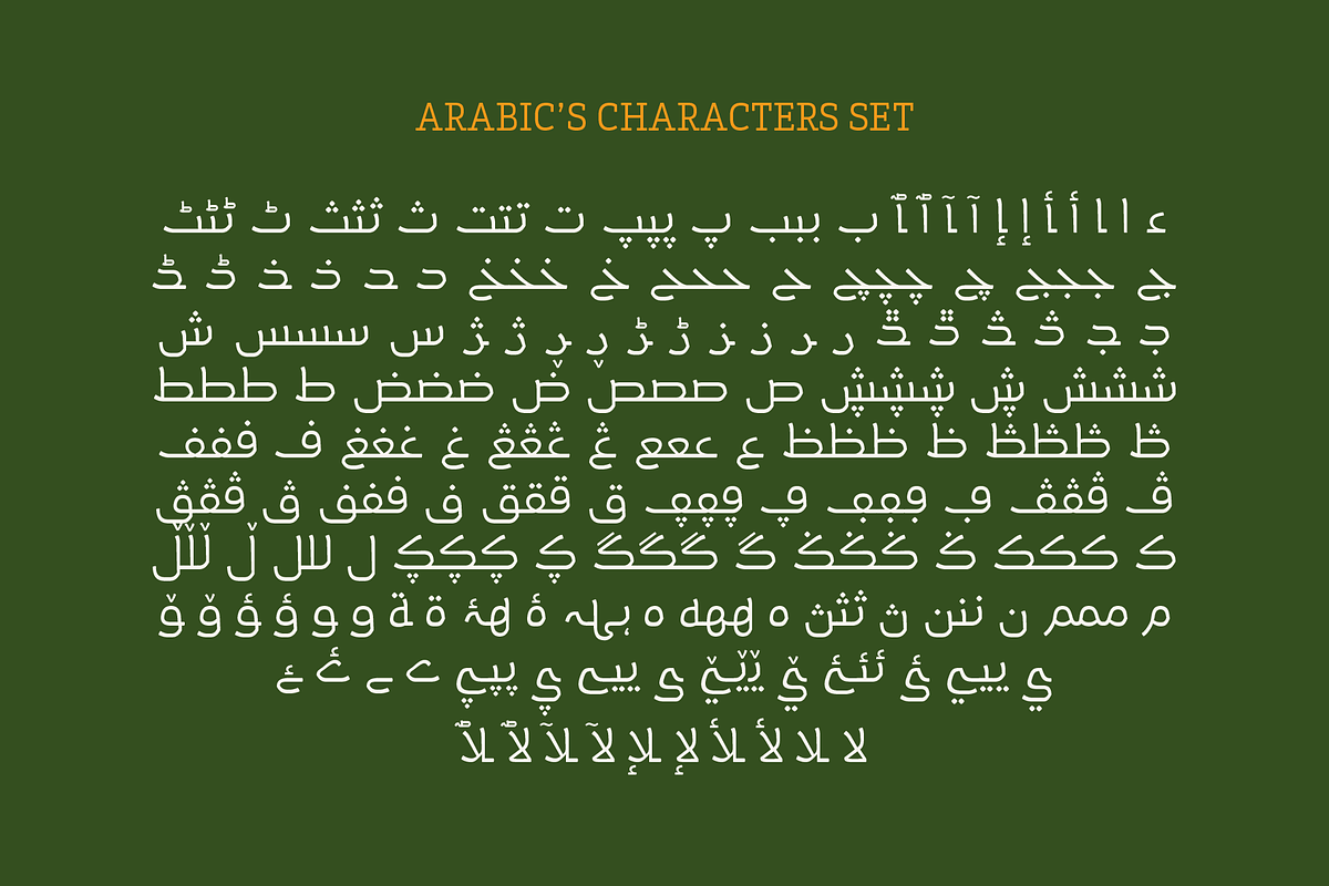 Kibtah Arabic, Modern Kufic Font, a Script Font by Namela Studio (Photo 9 of 10)