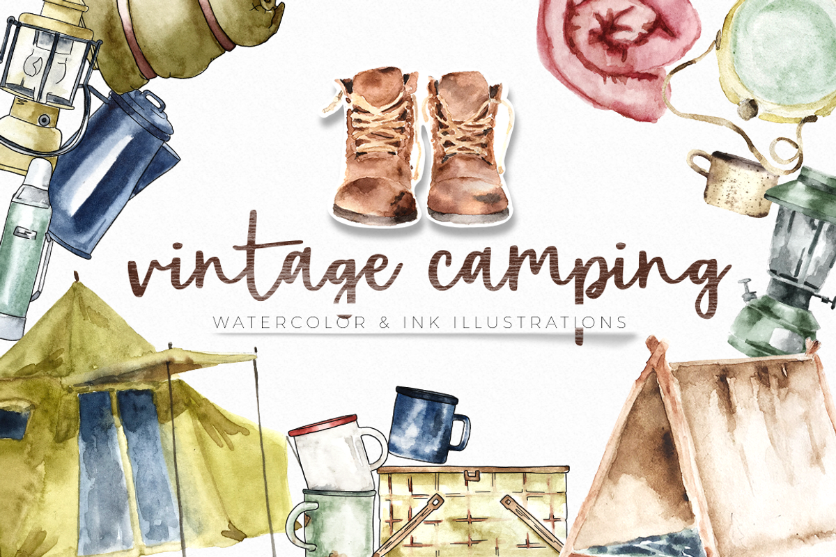 Vintage Camping, an Illustration by plaidGecko (Photo 1 of 7)