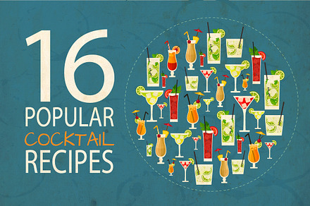 16 popular cocktail recipes