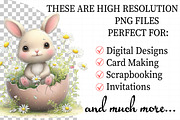 Whimsical Easter Bunny Clipart PNG, an Illustration by Daily.Designs (Thumbnail 2 of 7)