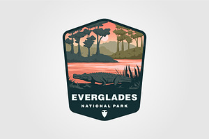 everglades national park logo vector, a Branding & Logo Template by lawoel