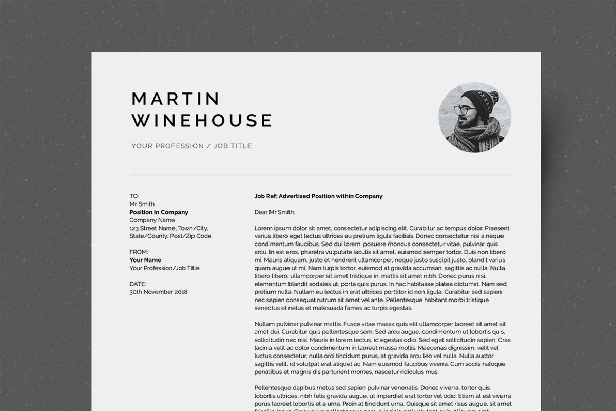 Resume Template / CV, a Resume Template by UX-group (Photo 2 of 5)