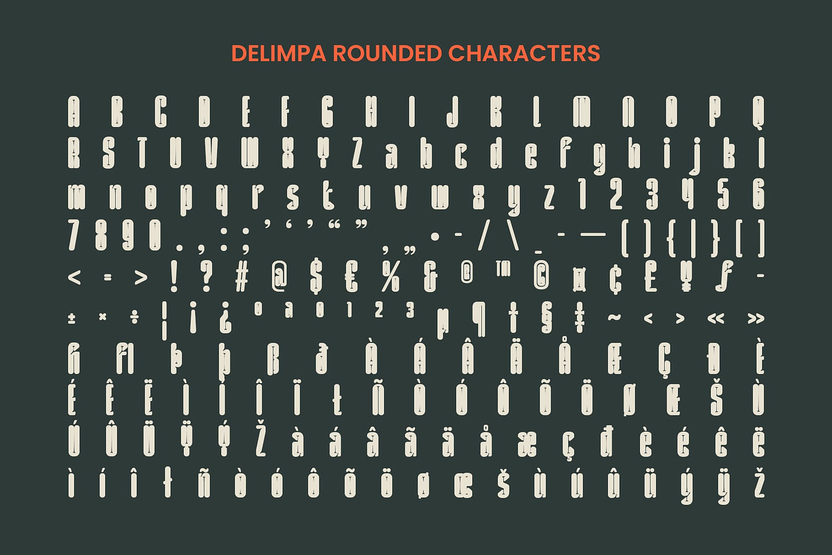 Delimpa Rounded, a Sans Serif Font by Craft Supply Co. (Photo 8 of 8)