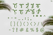 Palm Tree | Display Handwriting Font, a Handwritten Font by LivelyAutumn11.11 (Thumbnail 3 of 5)