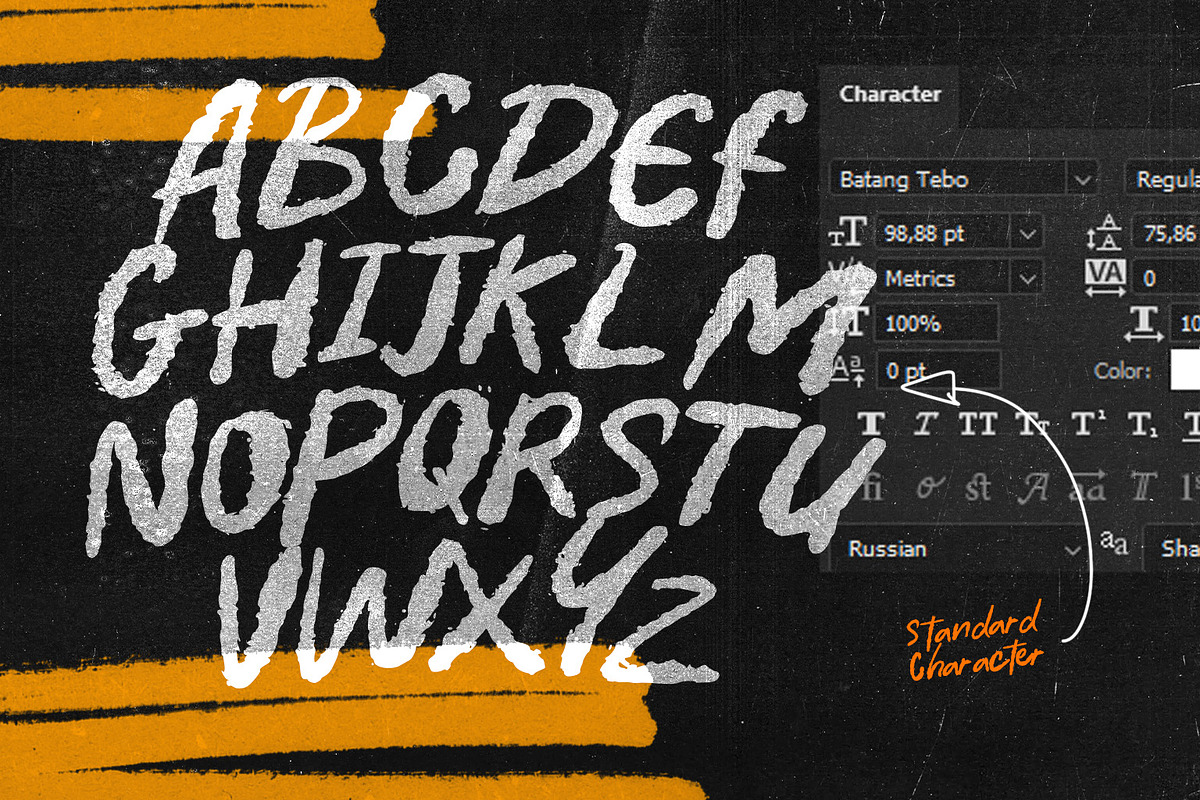 Batang Tebo, a Handwritten Font by Ideal Eksis (Photo 3 of 8)