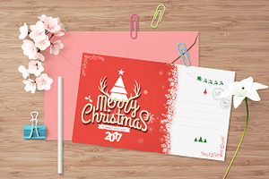 Greeting Card-Christmas And New Year