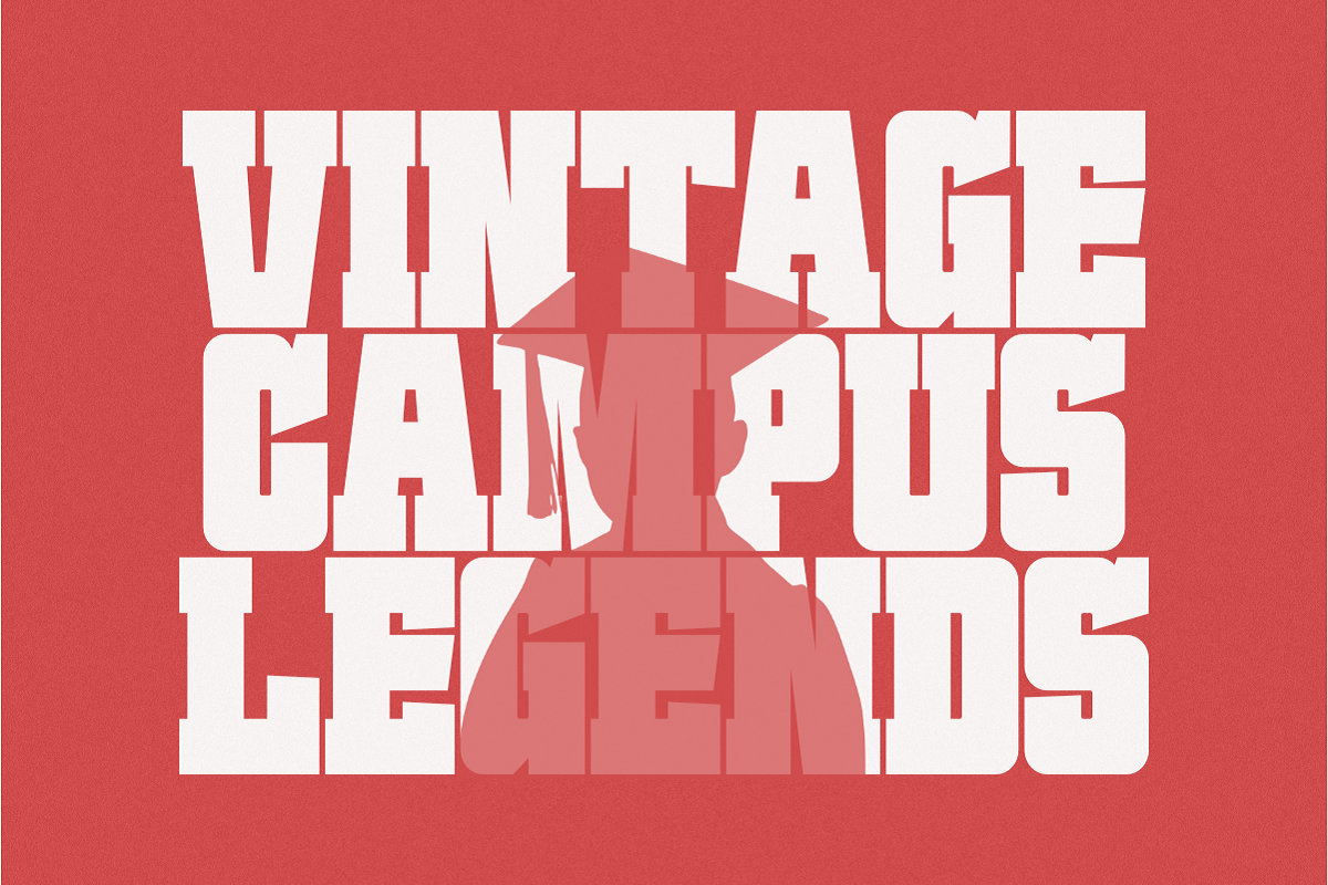 Varsity Memories - Condensed Slab, a Slab Serif Font by Pian45 Studio (Photo 4 of 8)