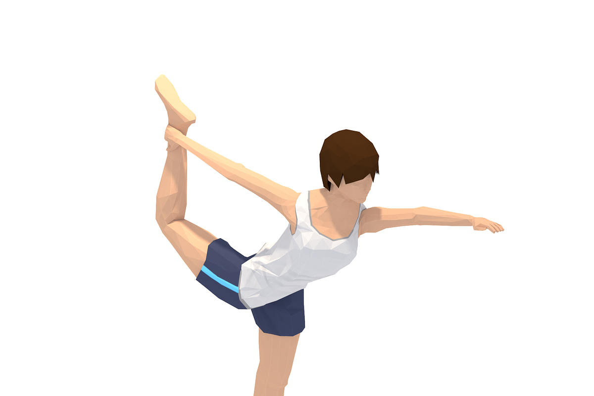 30 Yoga Pose Animations Bundle Woman, a Characters & Person 3D Model by Daniel Mikulik (Photo 18 of 30)
