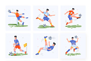 Flat Soccer Illustrations, a Sport Illustration by Vectors Market (Thumbnail 7 of 11)
