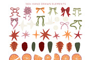 Christmas Wreath Creator, a Seasonal Illustration by Elliko shop (Thumbnail 2 of 10)