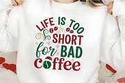 Christmas Coffee Quotes Bundle, an Illustration by RobertsArt (Thumbnail 2 of 15)