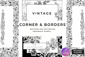 Procreate Corners and Borders