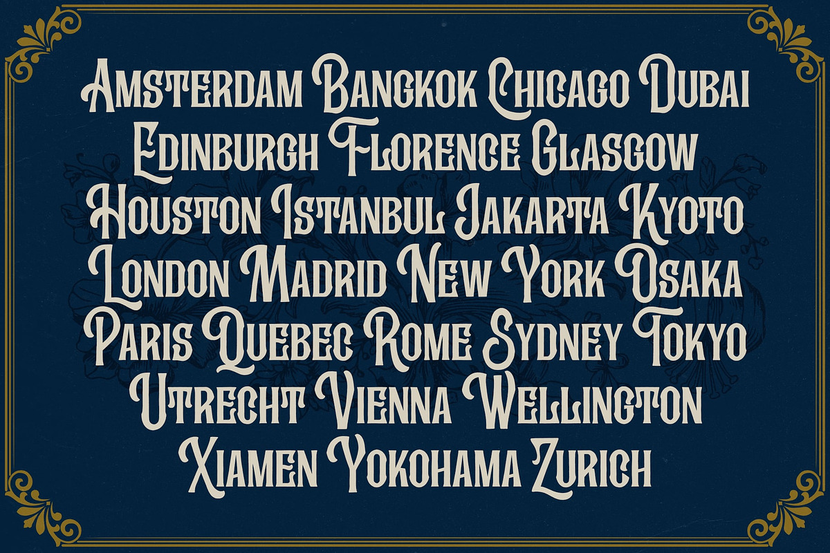 Kingstown parlour, a Slab Serif Font by Damarletter (Photo 7 of 8)