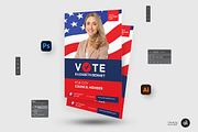 Election Candidate Flyer Template, a Flyer Template by Aam360 (Thumbnail 2 of 3)