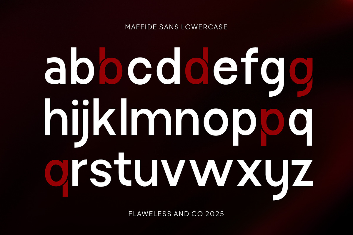 Maffide - Sans Serif Family Font, a Sans Serif Font by Flawless And Co (Photo 8 of 10)