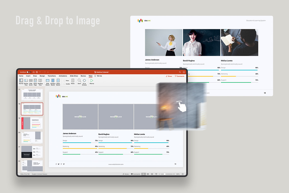 Eduline - Education Template, a Presentation Template by UDEA Store (Photo 5 of 12)