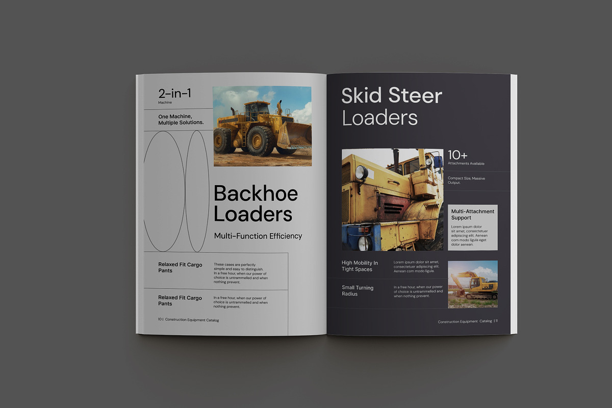Construction Equipment Catalog, a Brochure Template by Neermana (Photo 8 of 10)
