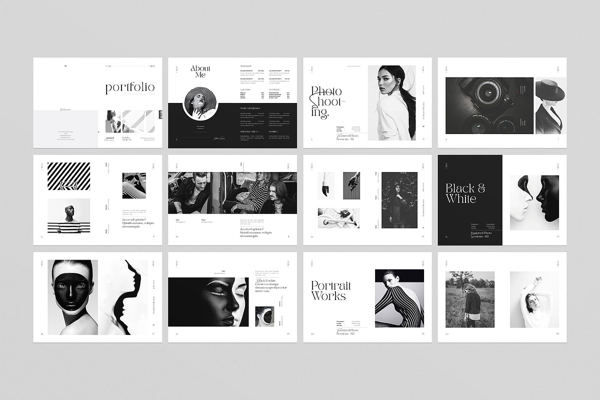 Photography Portfolio Template, a Brochure Template by ArtisanaAura (Photo 18 of 19)