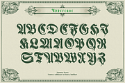 Aquenta Fracta, a Blackletter Font by ilhamtaro (Thumbnail 6 of 10)
