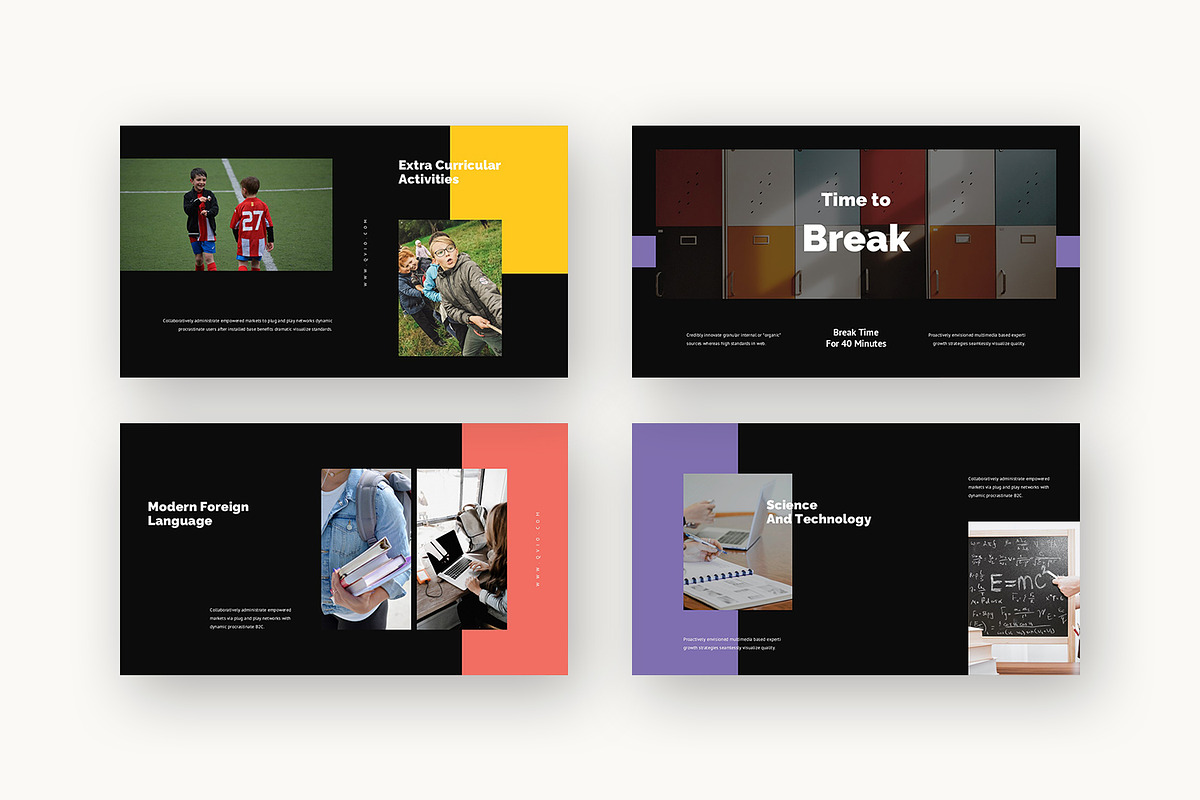 Qvio : School Promo Google Slides, a Presentation Template by Punkl Camp (Photo 15 of 16)