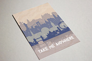 Travel Background with cities, a Work Illustration by Designifty (Thumbnail 4 of 4)