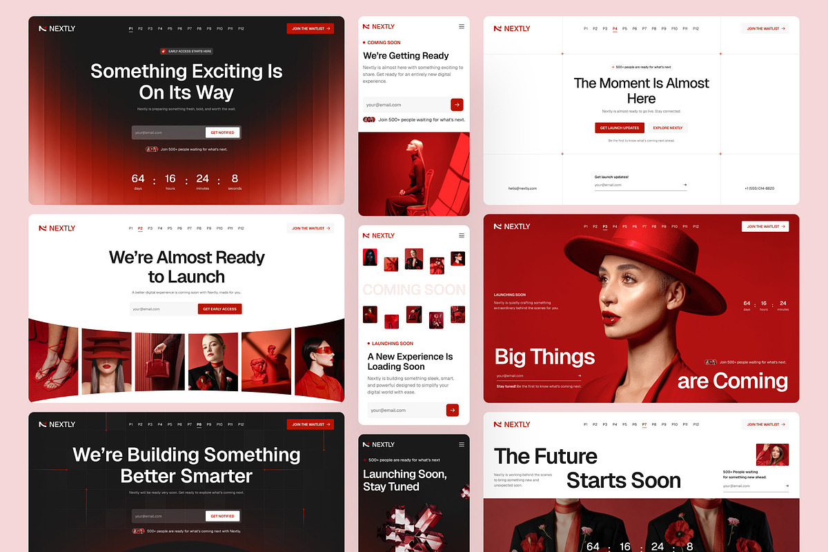 Nextly - Launch and Coming Soon UI, a Landing Page Template by peterdraw (Photo 3 of 5)