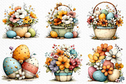 Spring Easter Watercolor Clipart, an Illustration by Craft Nest (Thumbnail 9 of 11)