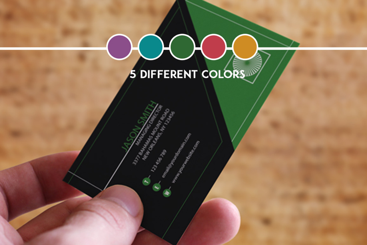 Clean Corporate Business Card, a Business Card Template by Magoo Studio (Photo 3 of 5)