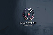 Maze Tech Letter M Logo, a Branding & Logo Template by Design_Planet (Thumbnail 5 of 7)