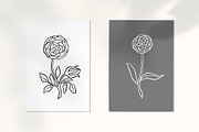 89 LINE ART FLOWER ILLUSTRATIONS, an Illustration by Katerina Osa (Thumbnail 4 of 10)