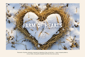 Farm of Hearts. 40 AI images