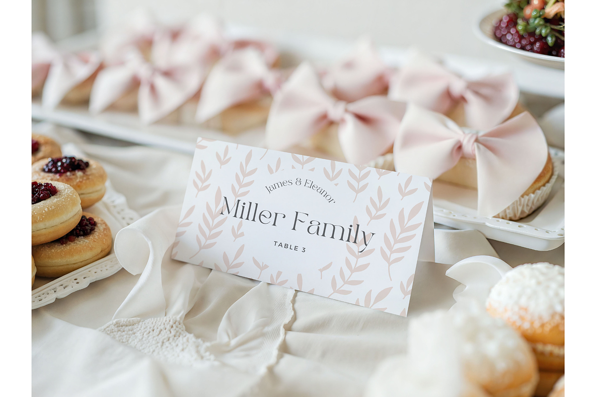 Dessert Table Food Label Mockup, a Mockup by MockupWizard (Photo 2 of 3)