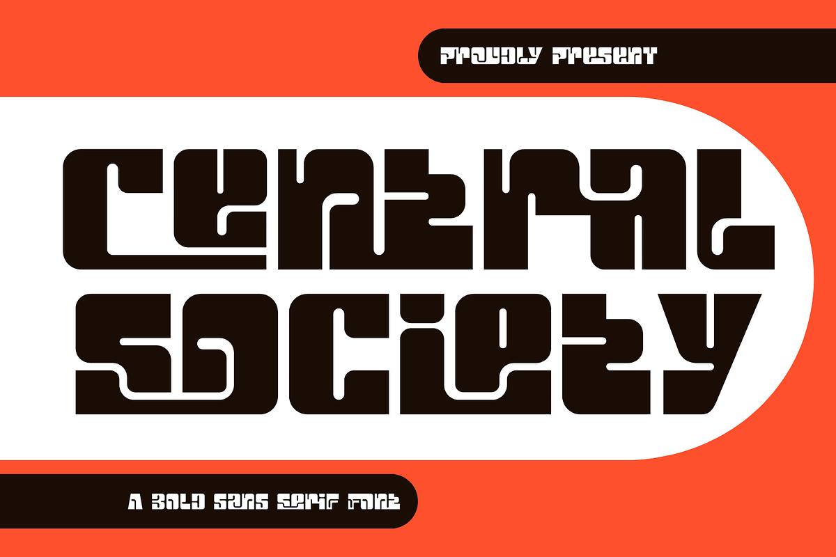 Central Society - Playful Font, a Sans Serif Font by 177Studio (Photo 1 of 8)