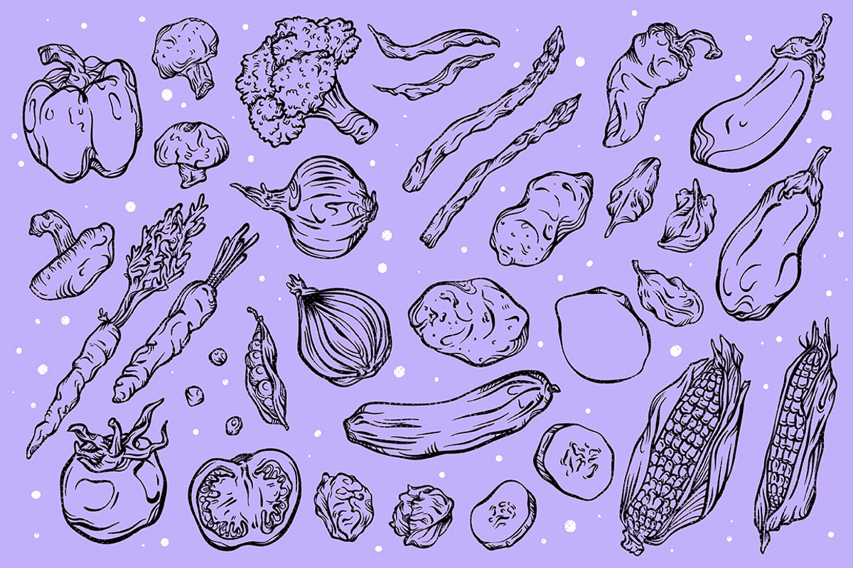 Vegetable Variety, a Food Illustration by melissadn (Photo 3 of 5)
