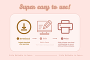 Bakery Round Sticker Templates, a Stationery Template by Hell Yeah Designs (Thumbnail 3 of 7)