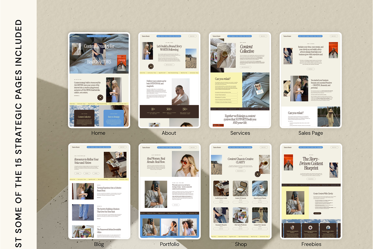 Hana Squarespace 7.1 Template, a Squarespace Template by Studio Heythere (Photo 6 of 8)