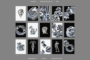 CHROME Design Set 131 Objects