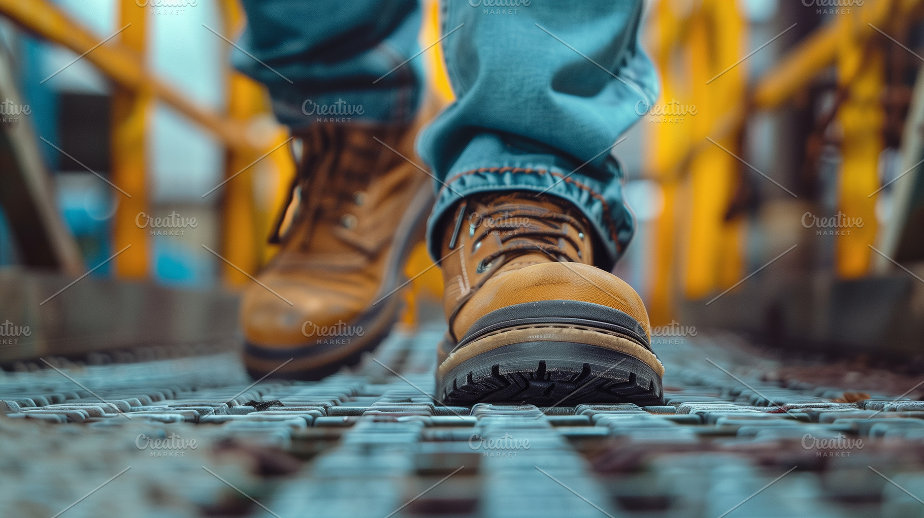 Construction site manager in worker, an Industrial Photo by MistyDay