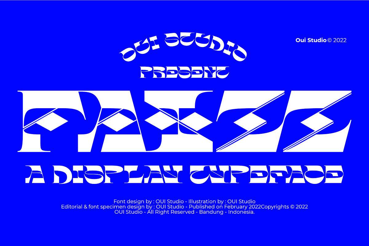 Faizz Display Font, a Font by Oui Studio (Photo 1 of 10)