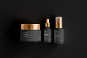 Dark Cosmetic Branding Mockups, a Cups & Container Mockup by pmvch (Thumbnail 8 of 86)