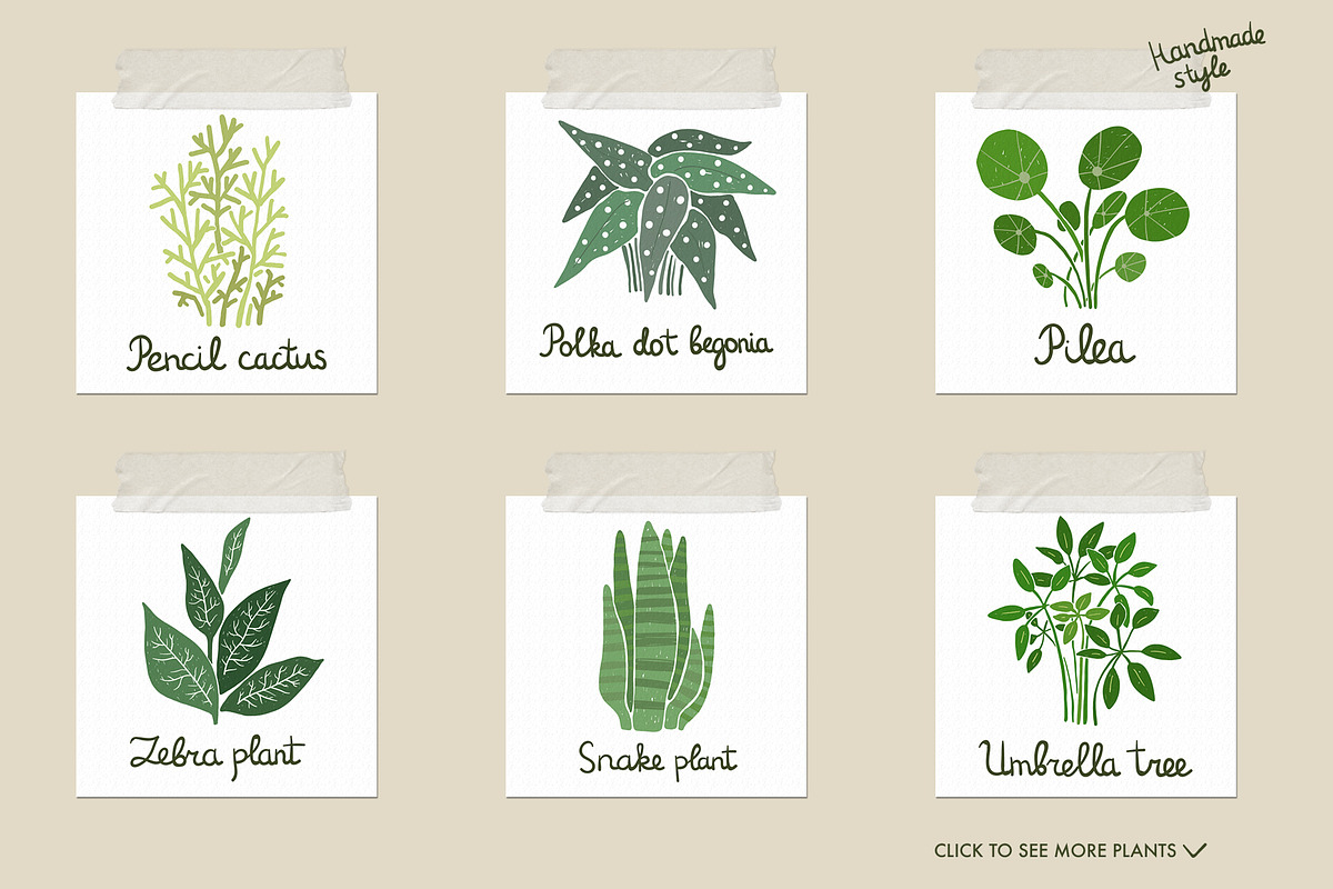 Plants in pots. Vector constructor., an Animal Illustration by anna khramtsova (Photo 3 of 12)